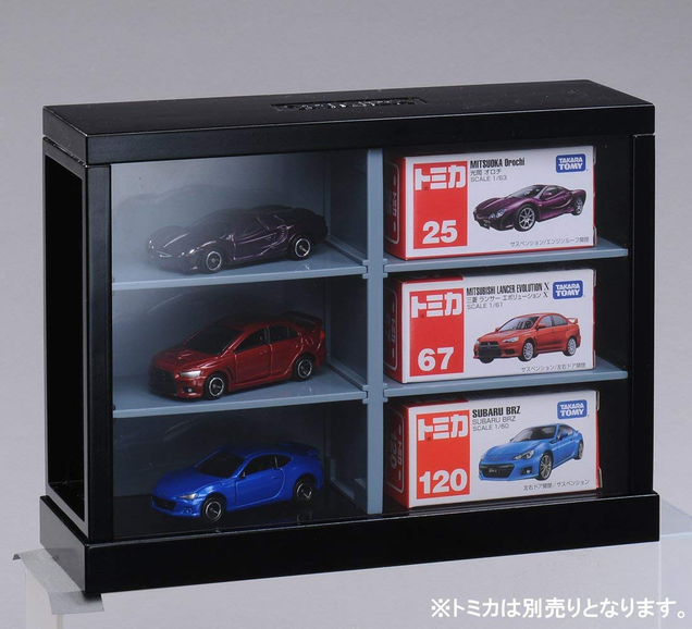 Illustration for article titled A display case for Tomica, Matchbox, Tarmac Works, and others